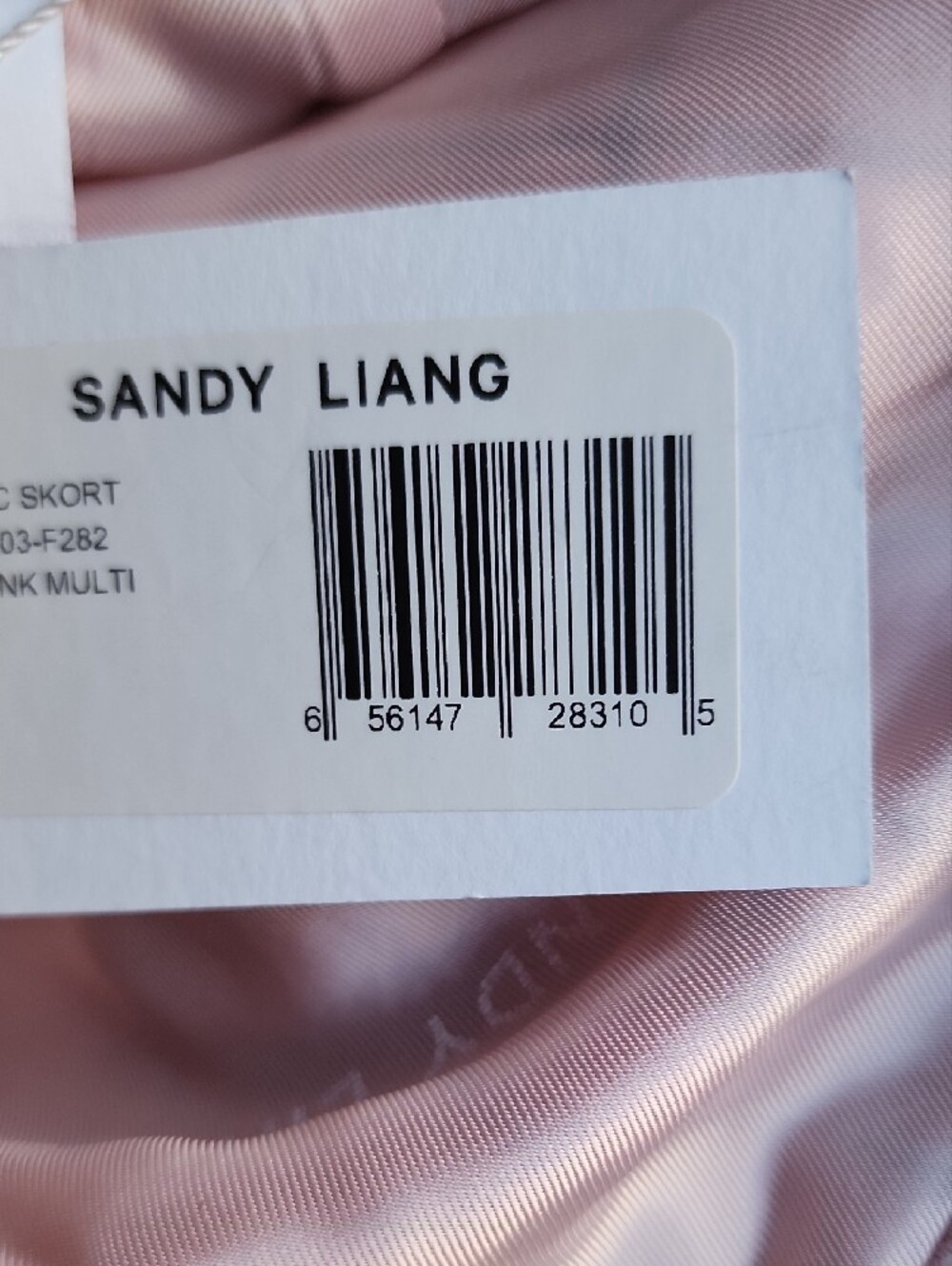 Sandy Liang Franc Skort Pleated Pink Multi Plaid Size 4 - Picture 8 of 14